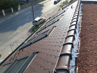 Dachspenglerei der Firma Lang Dachdeckerei – Schwarzdeckerei